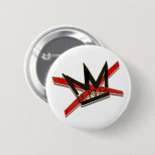 USA No Kings Protest-Typografie-Statement Button (Vorne & Hinten)