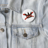 USA No Kings Protest-Typografie-Statement Button (Beispiel)