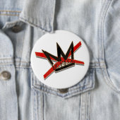 USA No Kings Protest-Typografie-Statement Button (Beispiel)