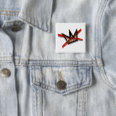 USA No Kings Protest-Typografie-Statement Button (Beispiel)