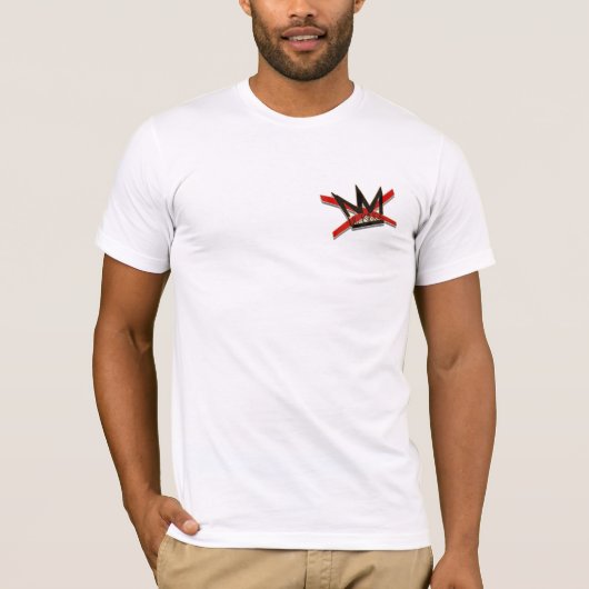USA No Kings Protest-Typografie-Statement T-Shirt (Vorderseite)