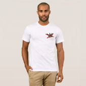 USA No Kings Protest-Typografie-Statement T-Shirt (Vorne ganz)