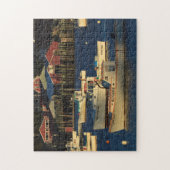 USA, Nordamerika, Maine, Bernard, Fischerei Puzzle (Vertikal)