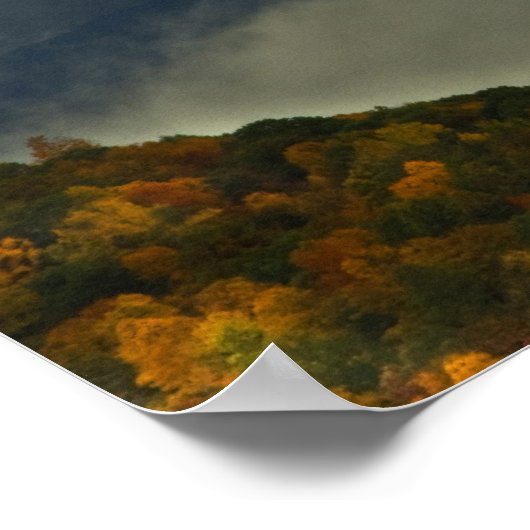 USA, North Carolina, Great Smoky Mountains. Poster (Ecke)