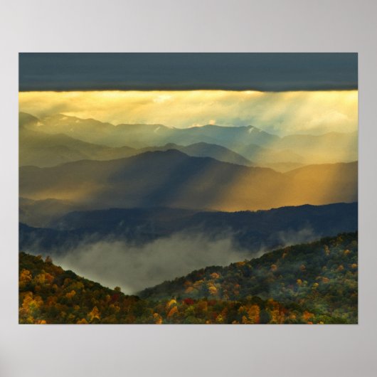 USA, North Carolina, Great Smoky Mountains. Poster (Vorne)