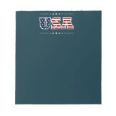 USA Notepad Notizblock (Vorderseite)
