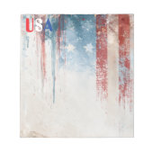 USA Notizbuch Notizblock (Vorderseite)