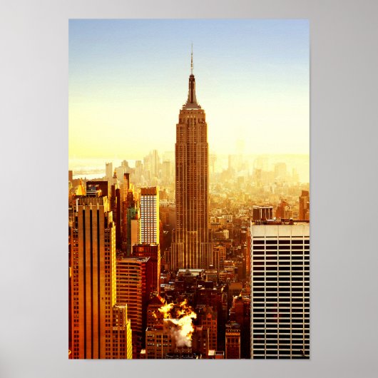 USA NYC Empire State Gebäude Poster (Vorne)