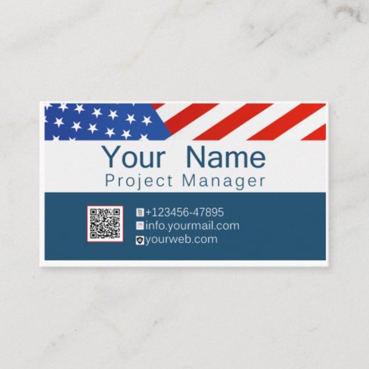 USA Offizielle Visitenkarte (Vorderseite)