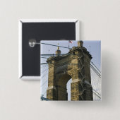 USA, Ohio, Cincinnati: Roebling Button (Vorne & Hinten)