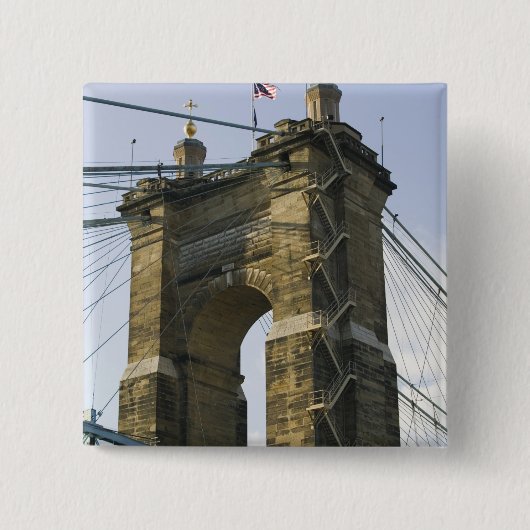 USA, Ohio, Cincinnati: Roebling Button (Vorderseite)