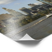 USA, Ohio, Cincinnati: Roebling Suspension 2 Fotodruck (Ecke)