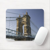 USA, Ohio, Cincinnati: Roebling Suspension 3 Mousepad (Mit Mouse)