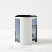 USA, Ohio, Cincinnati: Roebling Suspension 3 Tasse (Zentrum)