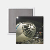 USA, Ohio, Dayton: US Air Force Museum und Magnet (Vorderseite/Rückseite)