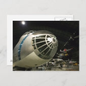 USA, Ohio, Dayton: US Air Force Museum und Postkarte (Vorne/Hinten)