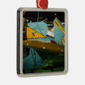 USA, Ohio, Dayton: US-Luftwaffe Museum und 2 Silbernes Ornament (Rechts)