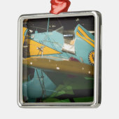 USA, Ohio, Dayton: US-Luftwaffe Museum und 2 Silbernes Ornament (Links)