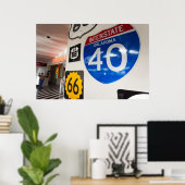 USA, Oklahoma, Clinton, Route 66 Museum Poster (Heimbüro)