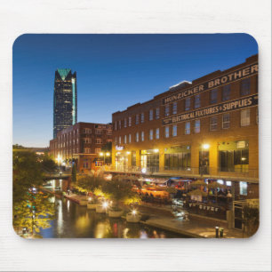 USA, Oklahoma, Oklahoma City, Bricktown Mousepad