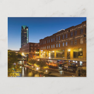 USA, Oklahoma, Oklahoma City, Bricktown Postkarte