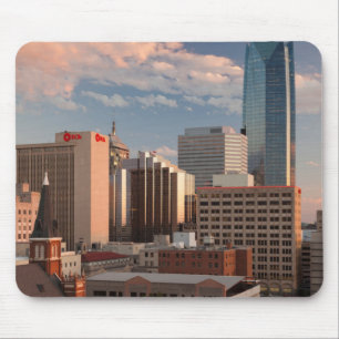 USA, Oklahoma, Oklahoma City, Elevated City Mousepad