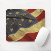 USA Old Flag Computer Mouse Pad Mousepad (Mit Mouse)