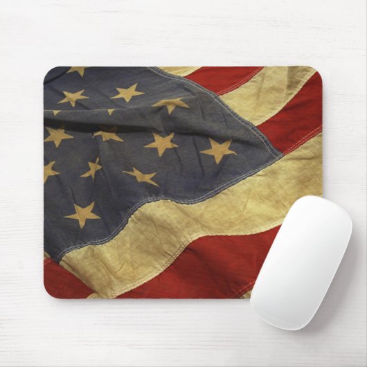 USA Old Flag Computer Mouse Pad Mousepad (Mit Mouse)