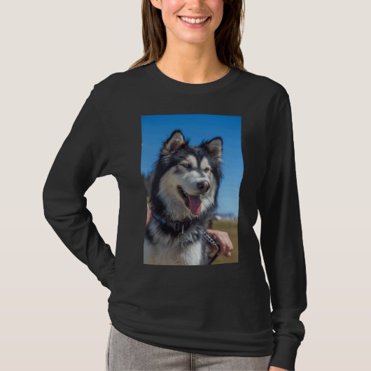 Usa Olympic National Park Siberian Husky T-Shirt (Vorderseite)