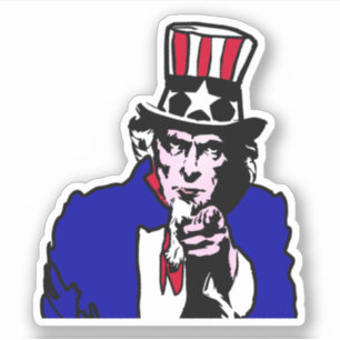USA Onkel Sam Aufkleber