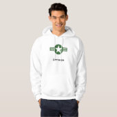 USA Optimism Green Hoodie (Vorne ganz)
