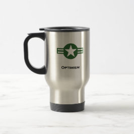 USA Optimism Green Reisebecher