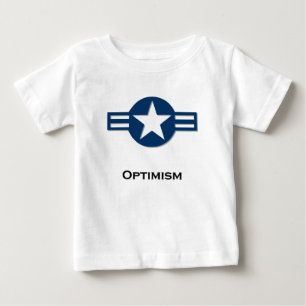 USA Optimismus blue Baby T-shirt