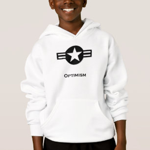 USA Optimismus schwarz Hoodie