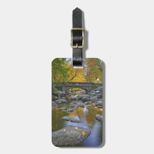 USA, Oregon, Ashland, Lithia Park.Herbst Gepäckanhänger (Vorderseite vertikal)