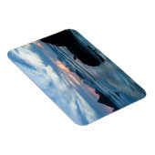 USA, Oregon, Bandon Beach. Seagull auf Felsen Magnet (Rechte Seite)