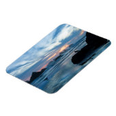 USA, Oregon, Bandon Beach. Seagull auf Felsen Magnet (Linke Seite)