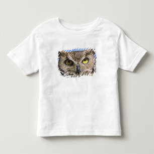USA, Oregon, Bend. Virginia-Uhus sind häufig Kleinkind T-shirt