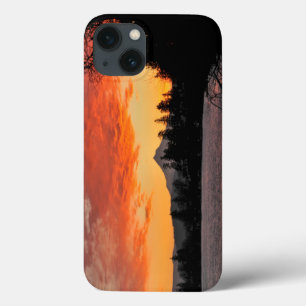 USA, Oregon Blauer See und Berghütte bei Sonnenauf Case-Mate iPhone Hülle