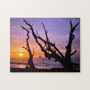 USA, Oregon, Cape Meares.Sonnenuntergang Puzzle