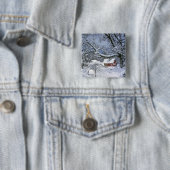USA, Oregon, Clackamas County. Frischer Schnee Button (Beispiel)