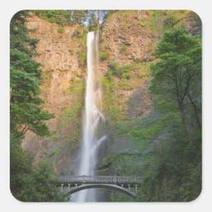 USA, Oregon, Columbia River Gorge, Multnomah Quadratischer Aufkleber