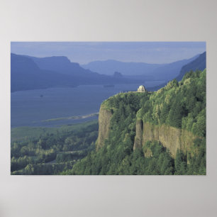 USA, Oregon, Columbia River Gorge NSA. Ansicht Poster