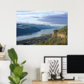 USA, Oregon, Columbia River Gorge, Vista House Poster (Heimbüro)