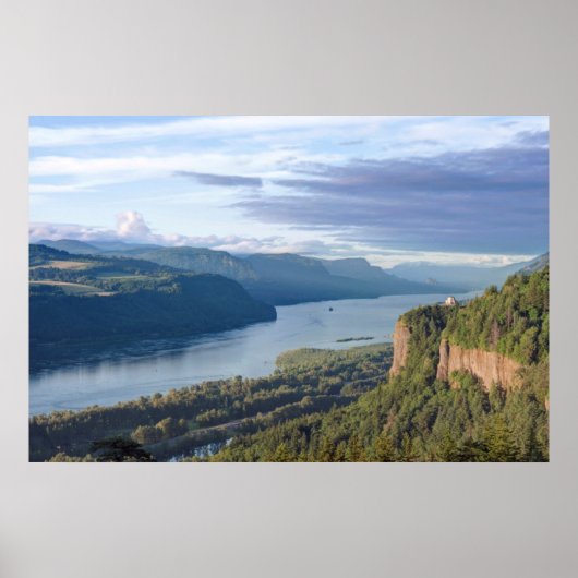USA, Oregon, Columbia River Gorge, Vista House Poster (Vorne)