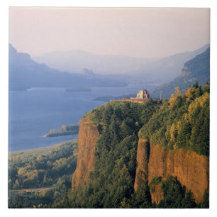 USA, Oregon, Columbia River. Sonnenuntergang bei C Fliese