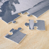 USA, Oregon, Crater Lake NP. Bäume fallen unter Puzzle (Seite)