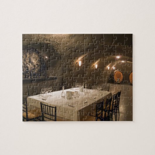 USA, Oregon, Dundee. Esszimmer in Bogenschießen Puzzle (Horizontal)