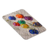 USA, Oregon Farbenfrohe Glasflöße auf Sanddüne Magnet (Rechte Seite)