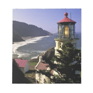 USA, Oregon, Florence. Heceta Head Leuchtturm Notizblock